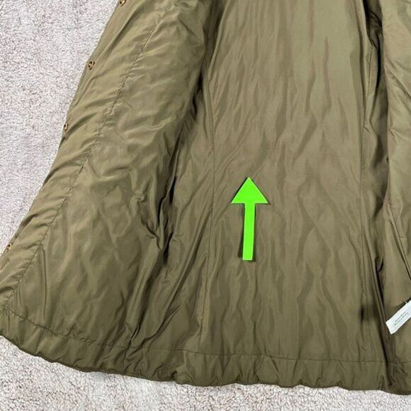 J.Crew Jacket Womens Small Green Excursion Quilted Down 48592 - Picture 4 of 10